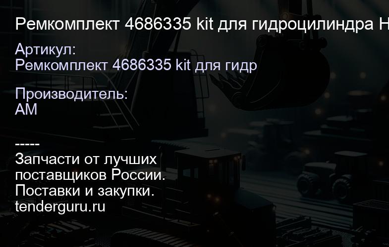 Ремкомплект 4686335 kit для гидроцилиндра Hitachi 4686335 4686335 | купить запчасти